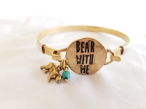 ThriftyGoddess Accessories Bear With Me Love My Tribe Bracelet