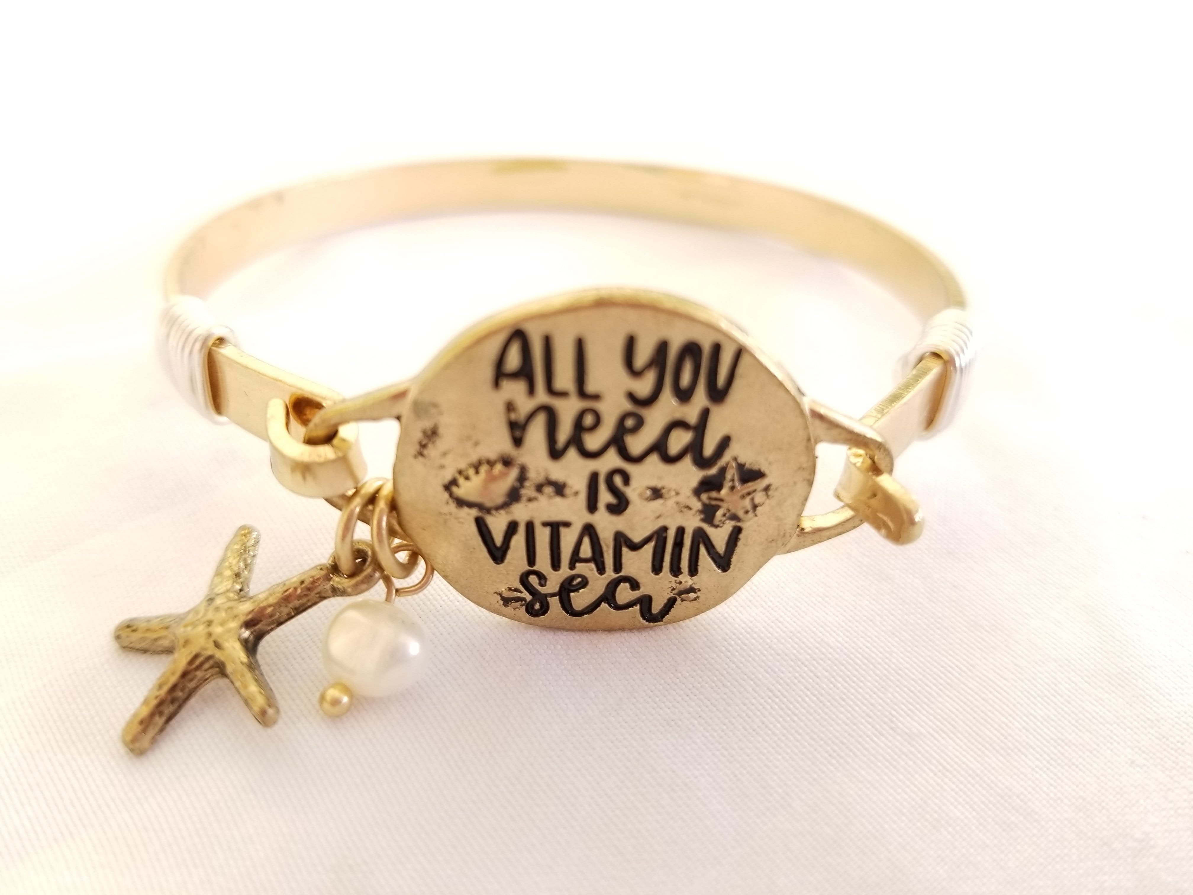 ThriftyGoddess Accessories All You Need Is Vitamin Sea Love My Tribe Bracelet