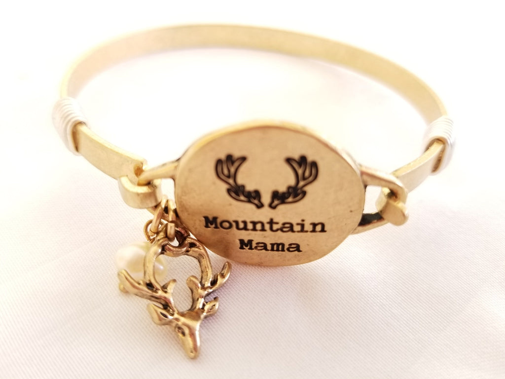 ThriftyGoddess Mountain Mama Cuff Bracelet