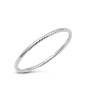 Thrifty Goddess Sterling Silver Minimalist Stackable Ring