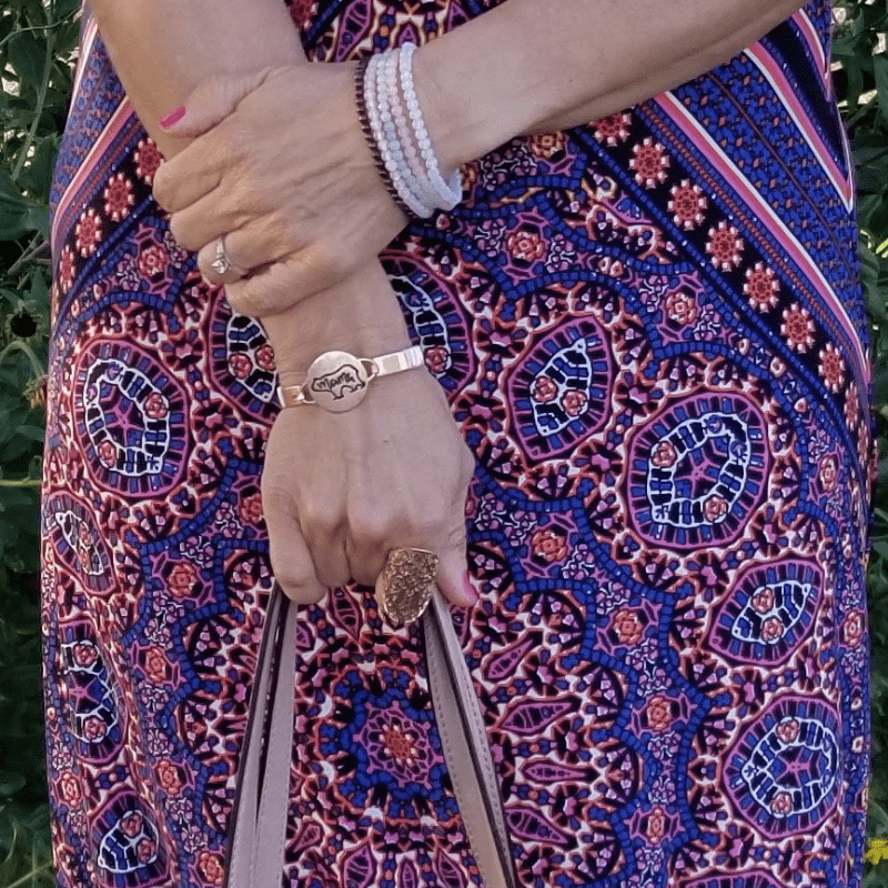 ThriftyGoddess Mama Bear cuff bracelet