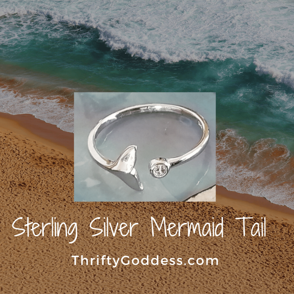 ThriftyGoddess Sterling Silver Mermaid Ring
